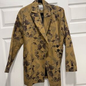 GANNI
JACQUARD BROCADE BLAZER - MULTICOLOR